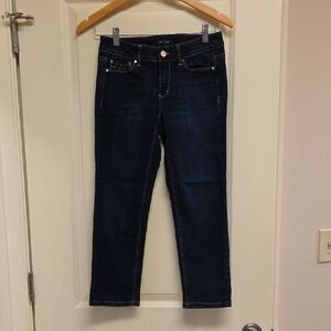 White House Black Market Dark Blue Ankle Jeans